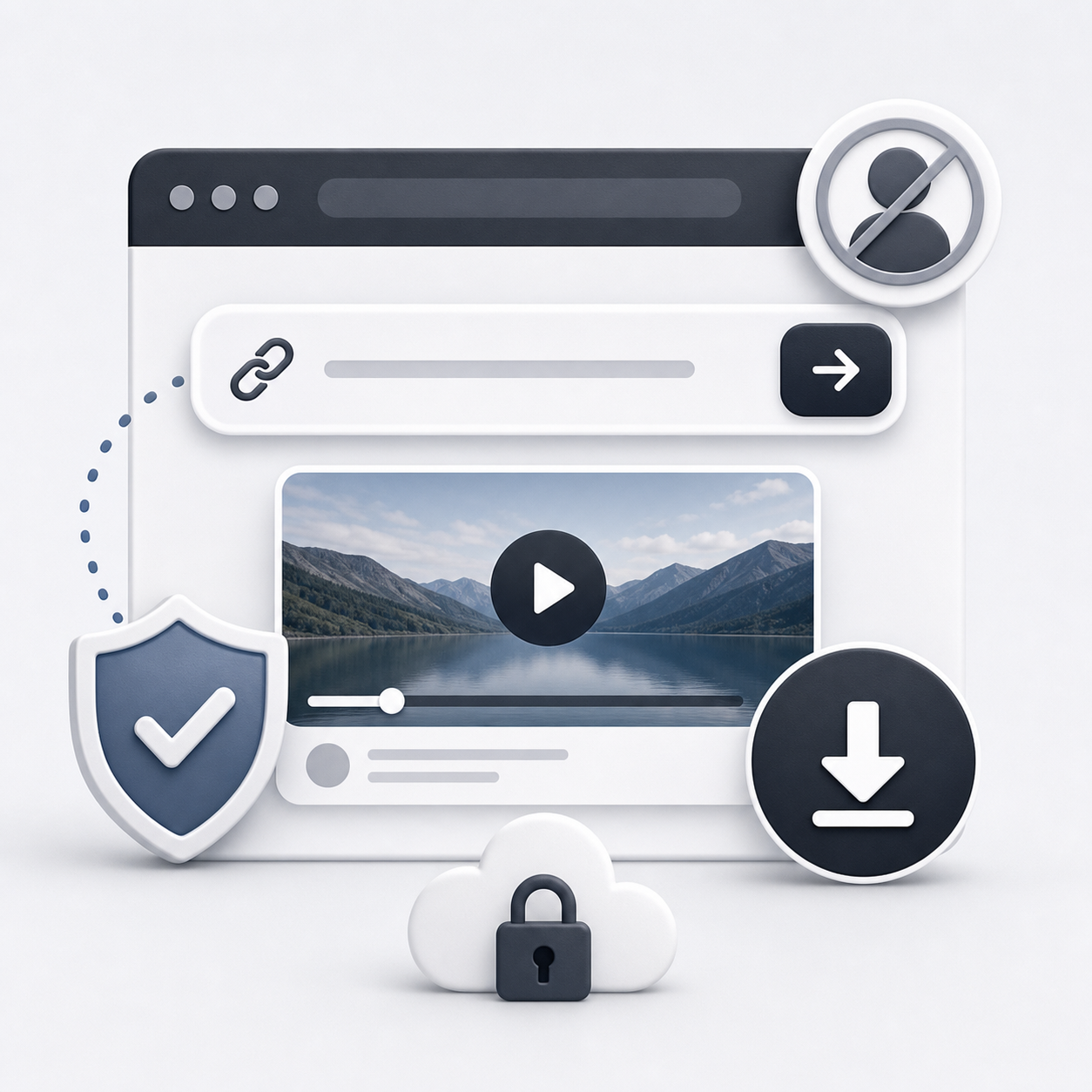 No login required icon